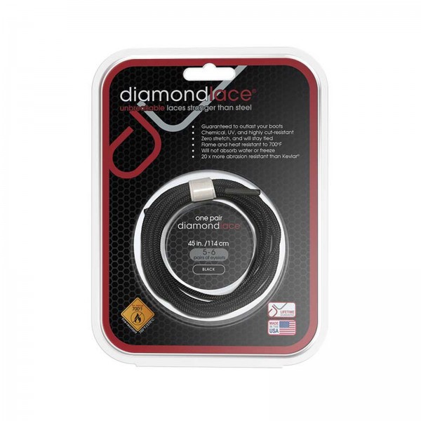 Diamond Performance DL045BLK Diamondlace 45-In. Black Fire Resistant