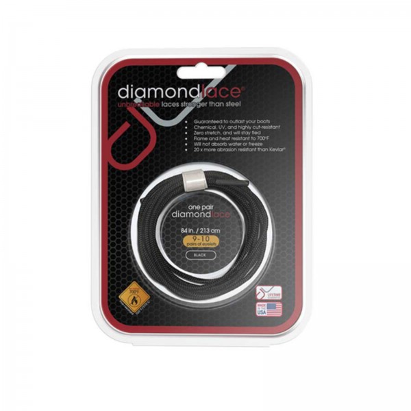 Diamond Performance DLFR084BLK Diamondlace 84-In. Black Fire Resistant