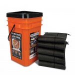 Quick Dam QDGG10-5 Grab & Go Flood Kit 5- 10 Ft. Flood Barriers, 5/Bucket