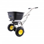 Spyker S60-12020 Commercial Push Spreader Mulch & More Stainless Steel 120-Lb. Capacity