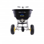 Spyker S60-12020 Commercial Push Spreader Mulch & More Stainless Steel 120-Lb. Capacity