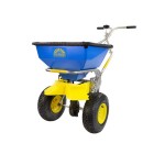 Spyker SPY50L-2S Commercial Push Spreader ICE Stainless Steel 13-In. Wheel 50-Lb. Capacity