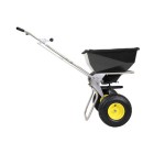 Spyker SPY80-1S Commercial Push Spreader Stainless Steel 80 Lb. Capacity