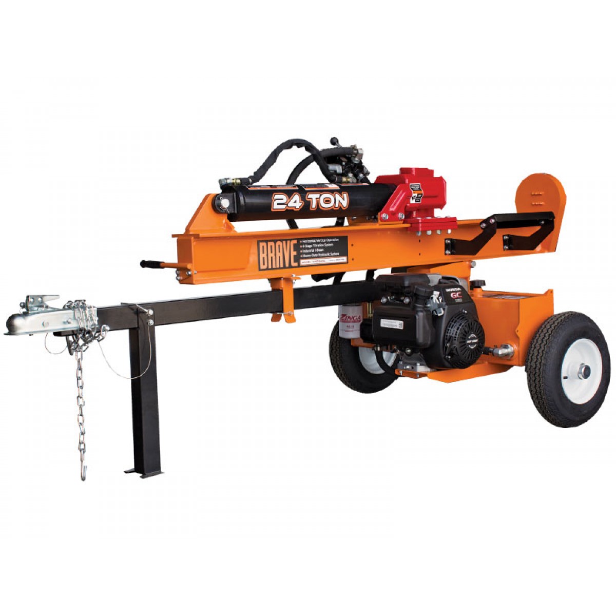 Brave VH1724GC 24 Ton Vertical-Horizontal Log Splitter