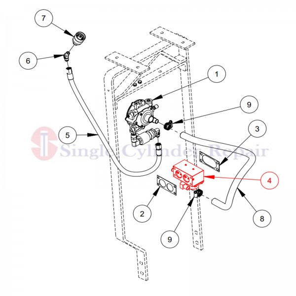 Diamond Product 2505194 Carbureator Assembly Lp Duel Throat -993cc