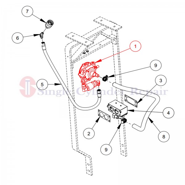 Diamond Product 2505195 Regulator Assembly 896cc-993cc