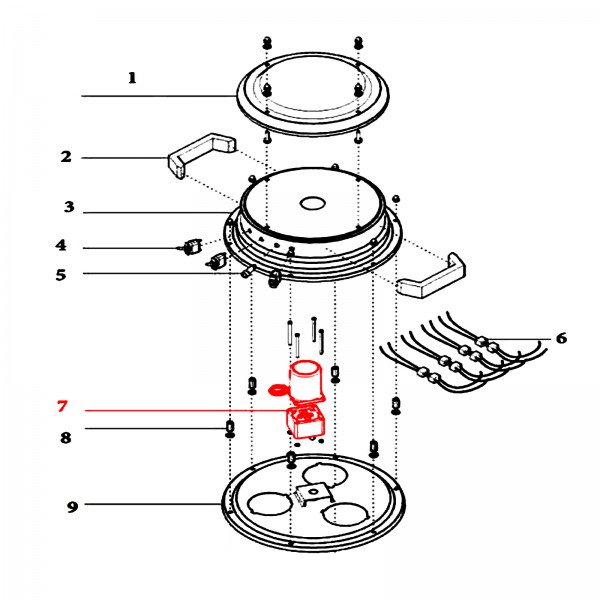 Diamond Product 2505398 Reducer Motor Set (15amp)