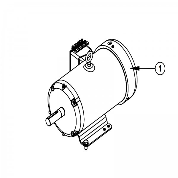 Diamond Products 2601709 7.5hp-3ph Baldor Motor 208,230/460 Volt,1770 Rpm