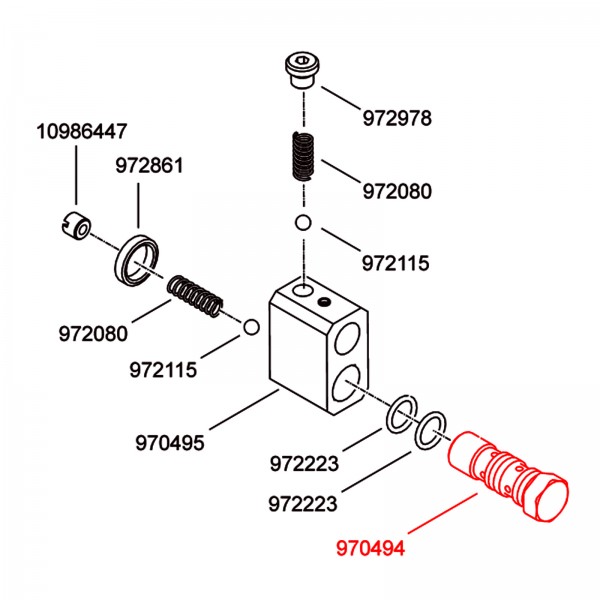 Diamond Products 3401132 Bolt Hollow