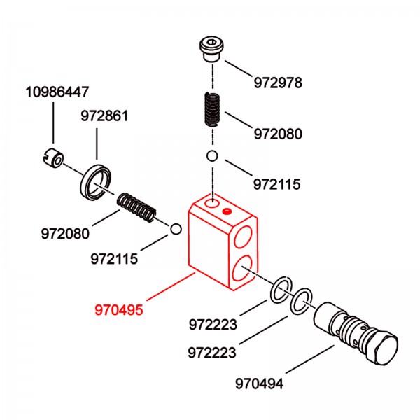 Diamond Products 3401134 Valve Body