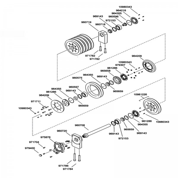 Diamond Products 3403015 Drive Wheel Assy SB