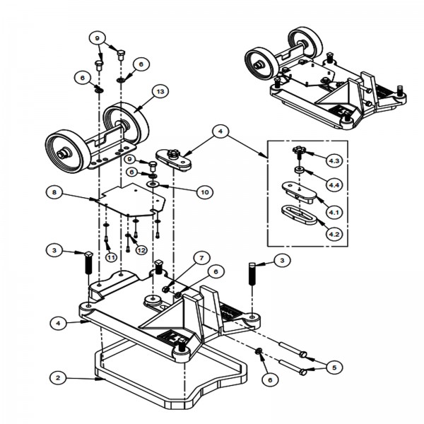 Diamond Products 4245070 M-1 Combination Base Assy