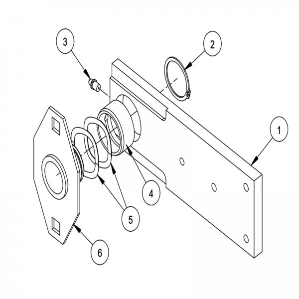 Diamond Products 6030009 Pivot Plate Assembly