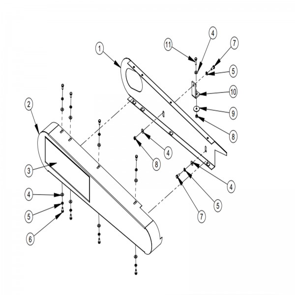 Diamond Products 6030153 Block Belt Guard Assy For Electric Block Saw