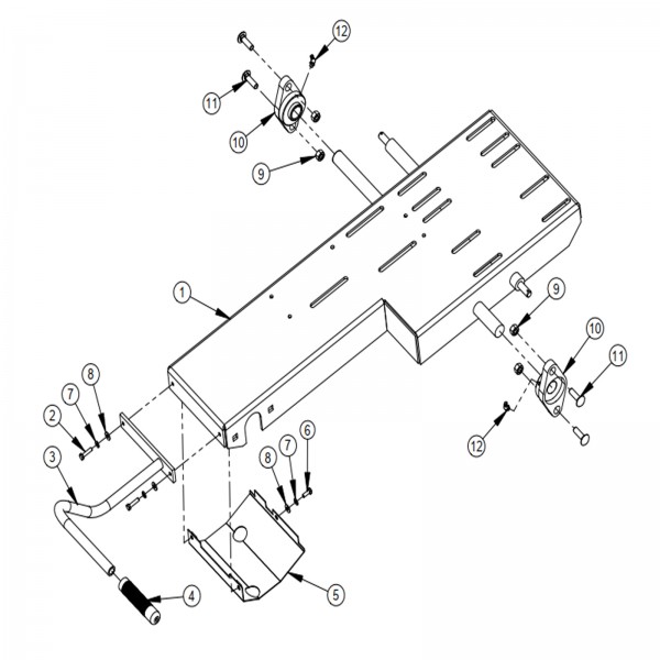 Diamond Products 6030175 Head Assembly, Block Saw Less Motor 20" Guard