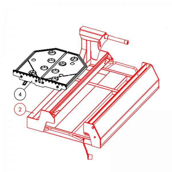 Diamond Products 6043714 SDT1000XT Frame Assy