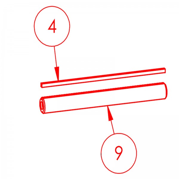 Diamond Products Kit Keyed Shaft, 1-1/8" X 10-1/4" and Key, .250" Square x 10.25", 6071008