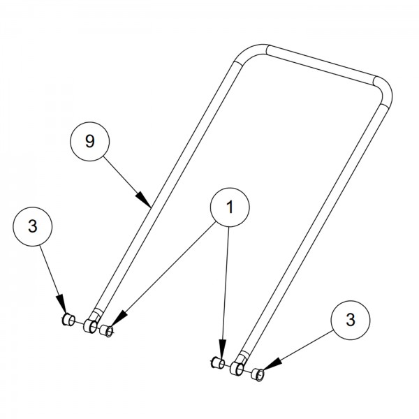 MBW 20010 Handle Assembly, GP5800