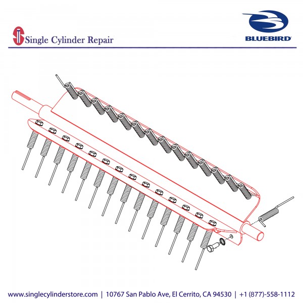 Bluebird 539106683 Spring Tine Shaft