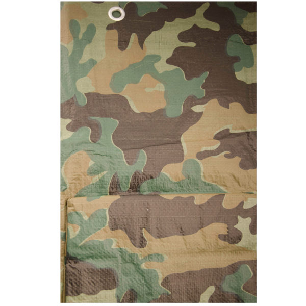 Erickson Manufacturing 57005 10' X 12' Camo Tarp with Display Box 10*10 Weave