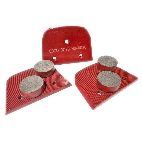 Edco QC2B-HC-0030 30-Grit Double Dyma-Dot (Hard Concrete) 3/PK