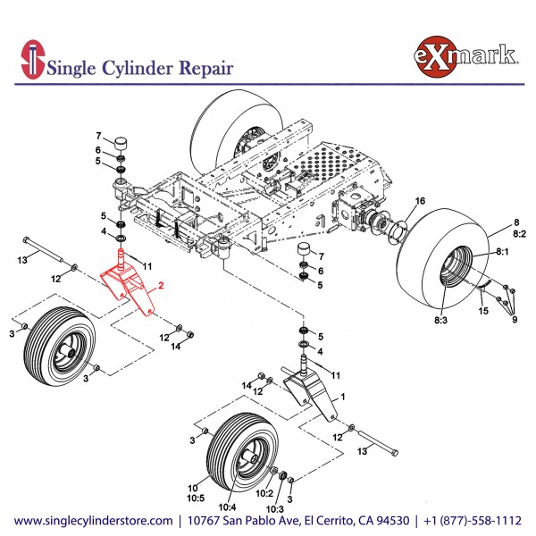 Exmark 135-5446-01 X-REF