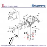 Husqvarna Construction 542161196 ISOLATOR, ENGINE 30-35 DURO 