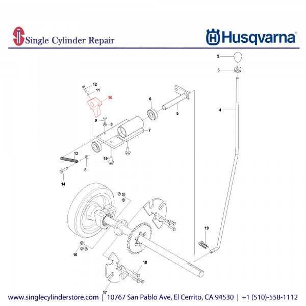 Husqvarna BRAKE DOG PRO 35 BLACK 542183981