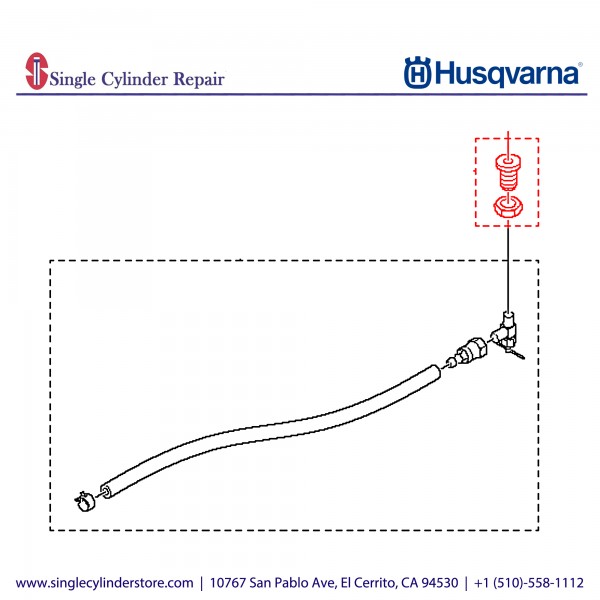 Husqvarna BULKHEAD AL-BH-1/8-NPT 588755301