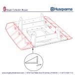 Husqvarna 594758701 EXTENSION PLATE