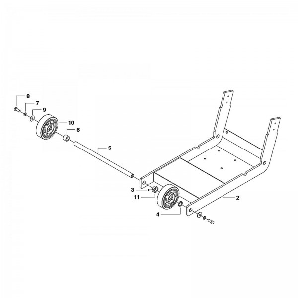 Husqvarna Construction  501048701 FRAME, LOWER ASSY