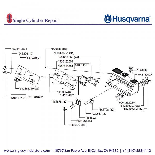 Husqvarna CONTROL BOX TIER 3 YANMAR 506126201