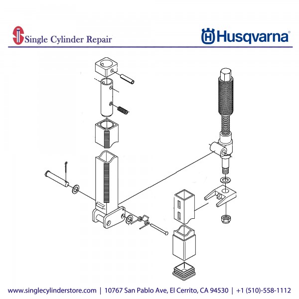 Husqvarna 588019501 EXPANDABLE COLUMN ASSY 