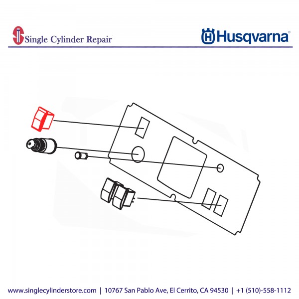 Husqvarna Kit, Throttle Control Rocker Switch 523119501