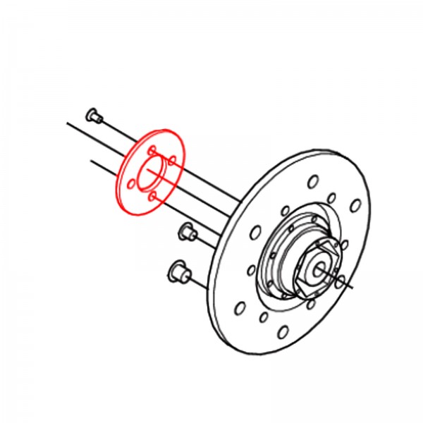 Husqvarna Consrtruction 538956801 SPACER 60 mm