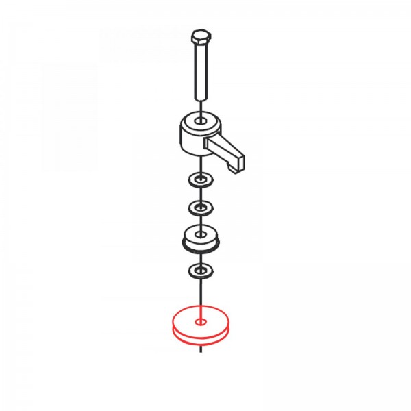 Husqvarna Construction 541202061 Pulley, Depth Indicator