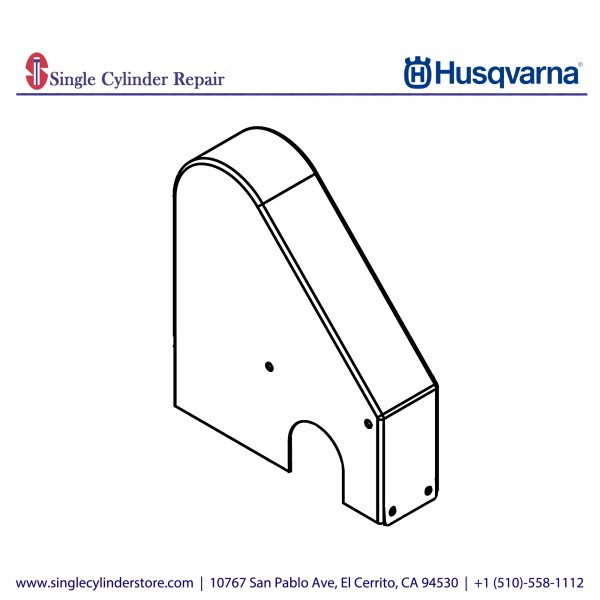 Husqvarna Construction 541208468 BELT GUARD R H, 1-Spd 