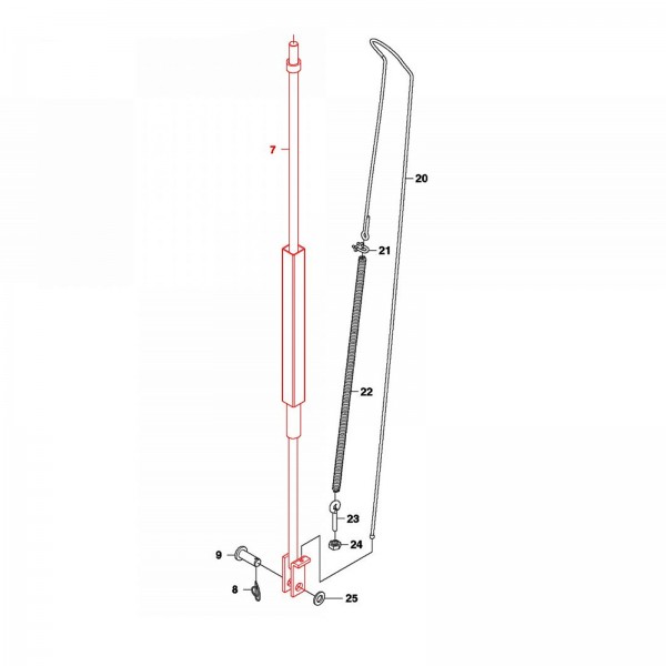 Husqvarna Construction 542163238 DEPTH STOP ASSEMBLY 