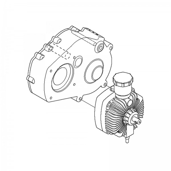 Husqvarna Construction 542166553 GEAR BOX ASSY 1-SPEED