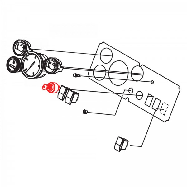 Husqvarna Construction 542166707 KEYSWITCH, IGNITION 