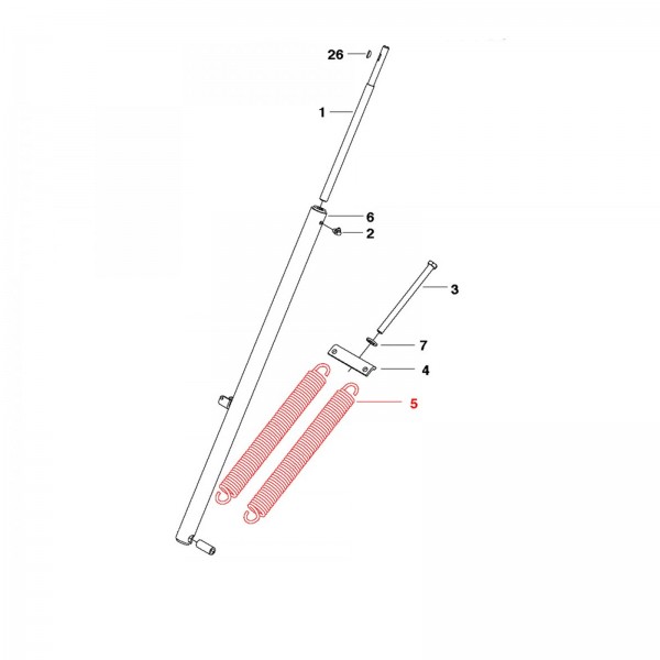 Husqvarna Construction 542202165 Spring, Lifting