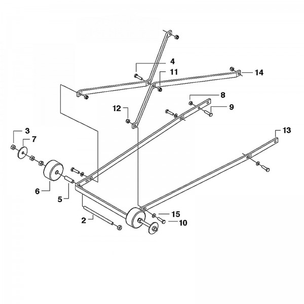 Husqvarna Construction 542202270 POINTER, DUAL, ASSY 