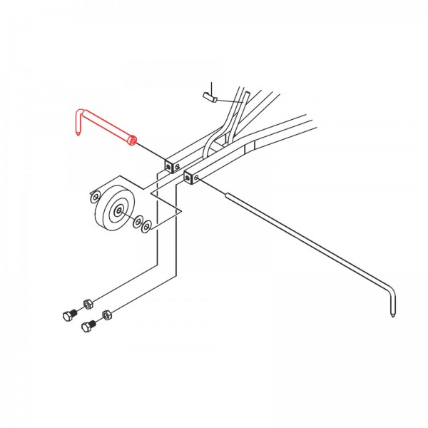 Husqvarna Construction 542205191 EXTENSION, POINTER, PRO, ZINC