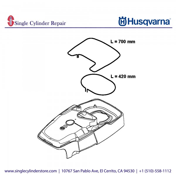 Husqvarna Construction 576553202 Cylinder Cover Assy 