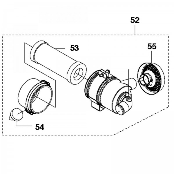 Husqvarna Construction 577802701 AIR CLEANER, DONALDSON DNLS5 