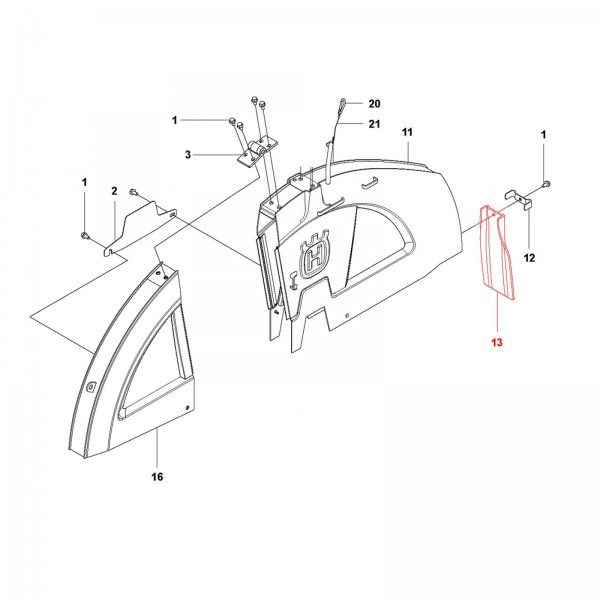 Husqvarna Construction 581605101 Splash Guard, 3IN 