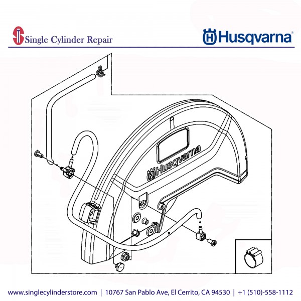 Husqvarna Hose kit, magnesium guard 581721502