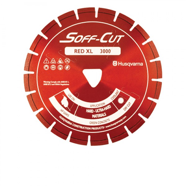 Husqvarna 582827002 Excel Soff Cut Red Blades - 6.5 x .100 (10 Pack)