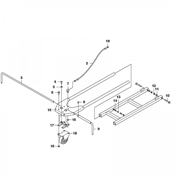 Husqvarna Constructiom 586814901 Front Pointer Complete