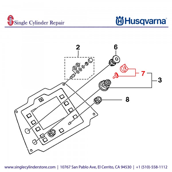 Husqvarna KEYS W/BOOTS, SET OF TWO 587709101